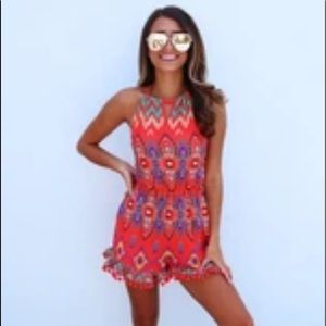 Vibrant boutique romper